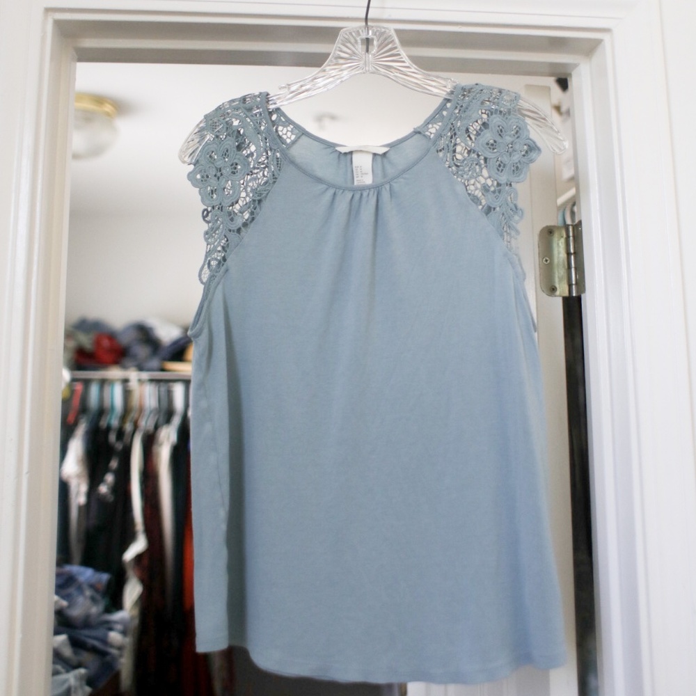 H&M blue shirt